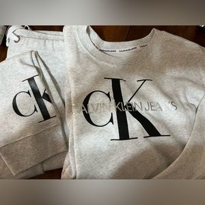 Calvin Klein Fleece 2pc set NWOT